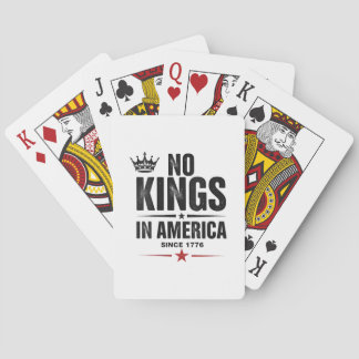 Keine Könige in Amerika seit 1776 Spielkarten