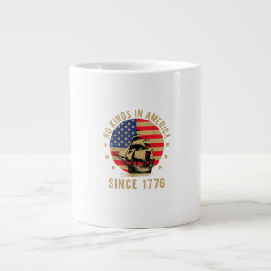 Keine Könige in Amerika seit 1776 US-Flagge Patrio Jumbo-Tasse