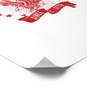 Keine Könige in Amerika seit 1776 USA Adler Poster (Ecke)