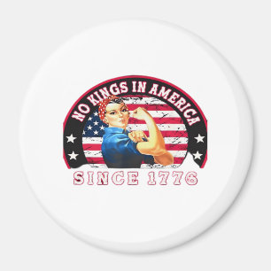 Keine Könige in Amerika seit 1776 USA-Flagge Speic Magnet