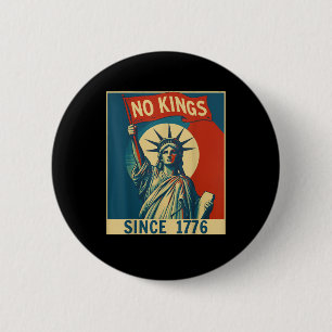 Keine Könige in Amerika seit 1776 Vintage Cooler S Button