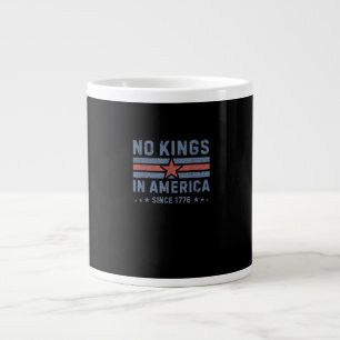 Keine Könige in Amerika seit 1776 Vintage Jumbo-Tasse