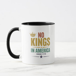 Keine Könige in Amerika seit 1776 Vintage Patrioti Tasse