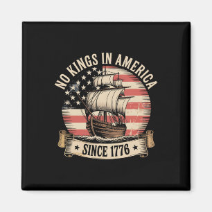 Keine Könige in Amerika seit 1776 Vintager US-Patr Magnet