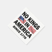 Keine Könige in Amerika Serviette (Ecke)