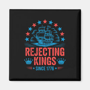 Keine Könige in Amerika Shirt, die Kings Patrioti Magnet