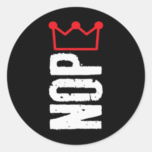 Keine Könige in Amerika Shirt Nope politische Shir Runder Aufkleber