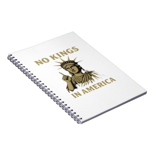 Keine Könige In Amerika Statue Von  No Kings Day P Notizblock (Rechte Seite)