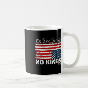 Keine Könige in Amerika stören Fahne nach unten Kaffeetasse