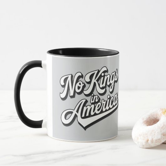 Keine Könige in Amerika Tasse (Mit Donut)