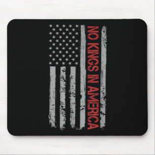 Keine Könige in Amerika US-Flagge Vintage  Mousepad