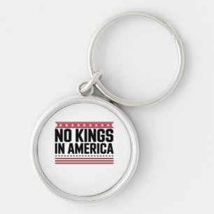 Keine Könige in Amerika USA Bold Design Schlüsselanhänger