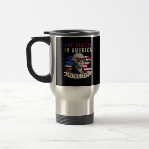 Keine Könige in Amerika USA-Flagge Retro Cooler St Reisebecher