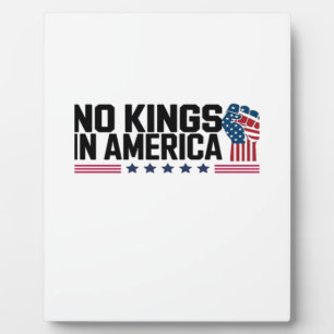 Keine Könige in Amerika USA Kreativ Casual Fotoplatte