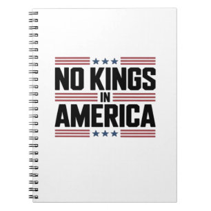 Keine Könige in Amerika USA Kreativer Stil Notizblock