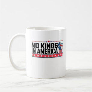 Keine Könige in Amerika USA Minimal Clean Kaffeetasse