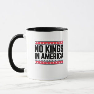 Keine Könige in Amerika USA Minimal Clean Tasse