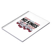 Keine Könige in Amerika USA Retro-Klassiker Notizblock (Linke Seite)