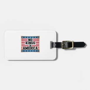 Keine Könige in Amerika USA Vintage-Grafik Gepäckanhänger
