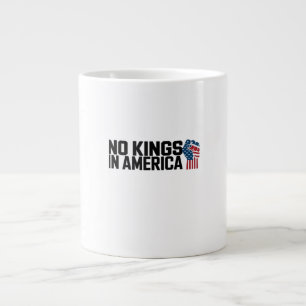 Keine Könige in Amerika USA Vintage-Grafik Jumbo-Tasse