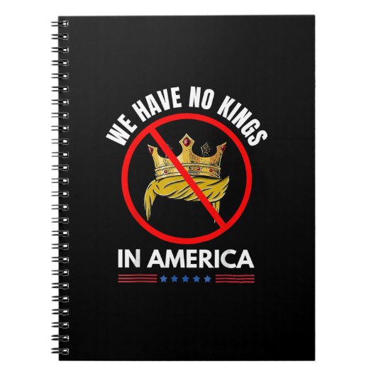 Keine Könige In Amerika Vereinigte Staaten Unabhän Notizblock (Vorderseite)