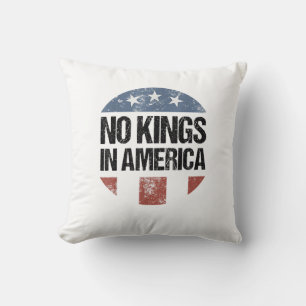 Keine Könige In Amerika Vintage Patriotisch Keine  Kissen