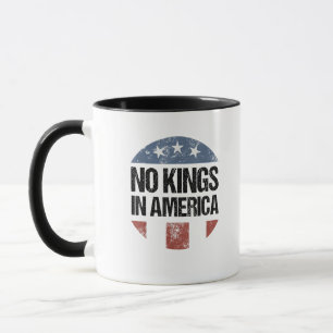 Keine Könige In Amerika Vintage Patriotisch Keine Tasse