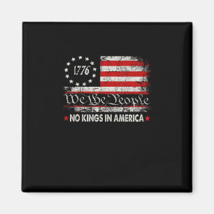 Keine Könige in Amerika We The People Retro Cool Magnet