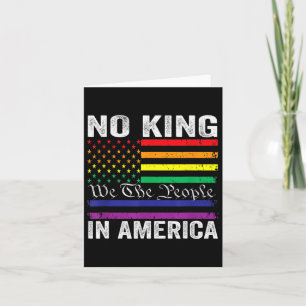 Keine Könige in Amerika Wir, das politische Shirt  Karte