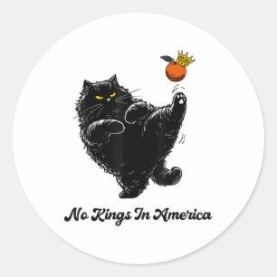 Keine Könige in Amerika Wir, das Volk, das für mic Runder Aufkleber