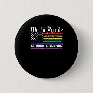 Keine Könige In Amerika Wir Das Volk Kreatives Des Button
