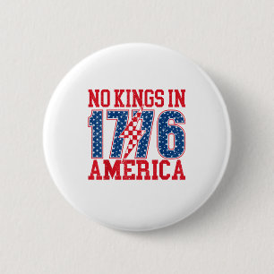 Keine Könige In Amerika Wir Das Volk Vintage Button