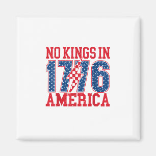Keine Könige In Amerika Wir, Das Volk Vintage Magnet
