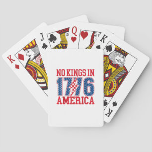 Keine Könige In Amerika Wir, Das Volk Vintage Spielkarten