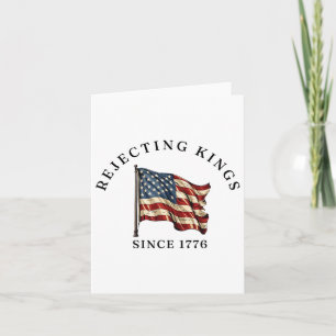 Keine Könige in Amerika Wir, die Leute widerstehen Karte