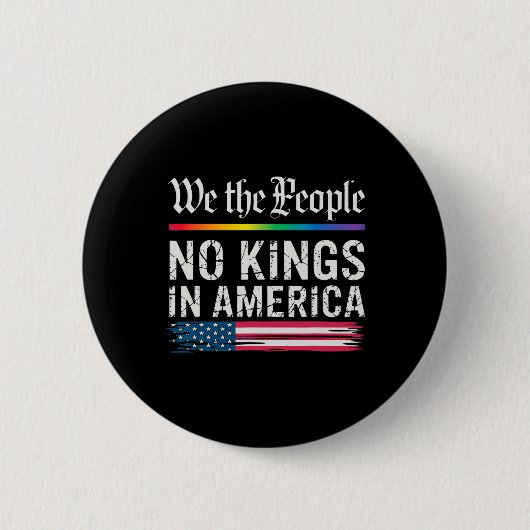 Keine Könige in Amerika Wir Menschen 1 Button (Vorderseite)