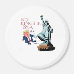 Keine Könige In USA-Statue, die Fump Classic rauss Magnet