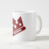 Keine Könige Jumbo-Tasse (Vorderseite Rechts)