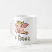 Keine Könige Kaffeetasse (Vorderseite Links)