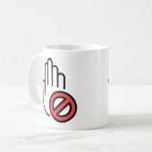 Keine Könige Kaffeetasse (Vorderseite Links)