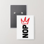Keine Könige Knopf Button (Vorderseite/Rückseite)