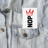 Keine Könige Knopf Button (Insitu)