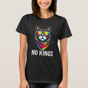 KEINE KÖNIGE Lebendige Bunte Katze T-Shirt