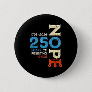 Keine Könige marschieren 28 2026 Protestschild  Button