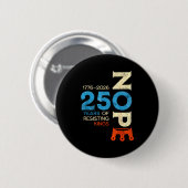 Keine Könige marschieren 28 2026 Protestschild  Button (Vorne & Hinten)