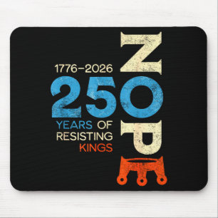 Keine Könige marschieren 28. 2026 Protestschild Mousepad