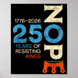 Keine Könige März 2026 Protestschild Poster