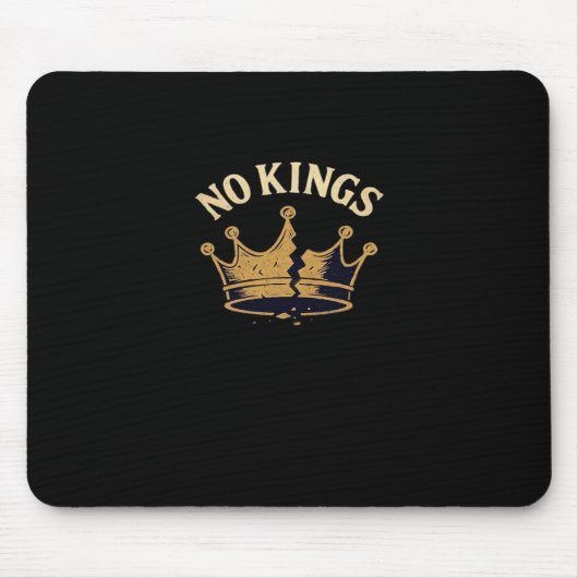 Keine Könige Minimal Clean Mousepad (Vorne)