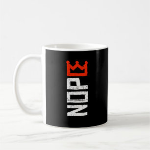 Keine Könige Nope Protest Zeichen horizontalen fet Kaffeetasse
