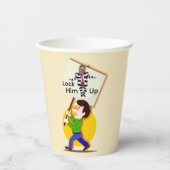 Keine Könige Papiertasse Pappbecher (Vorderseite)